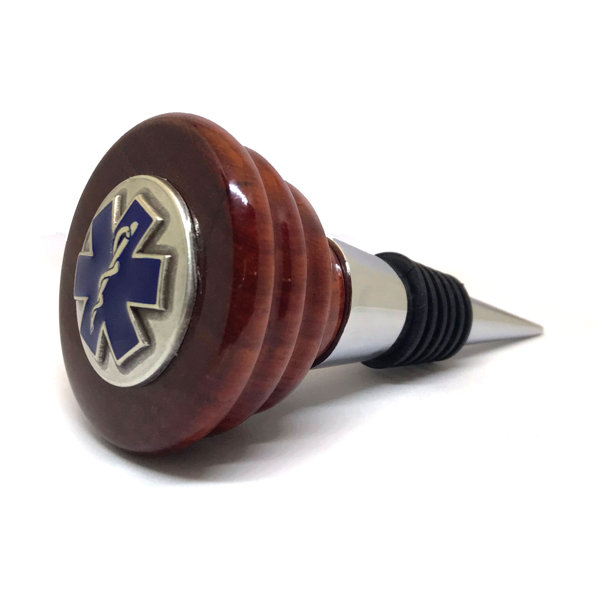 Cigar Cutters by Jim EMS & EMT Wine Stopper, Rosewood Wine Bottle